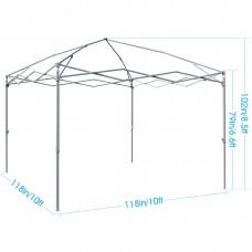 Upgraded Quictent 10x10 EZ Pop Up Canopy Party Tent Instant Gazebo with 4 Sidewalls and Mesh Windows 100% Waterproof (Pink)   